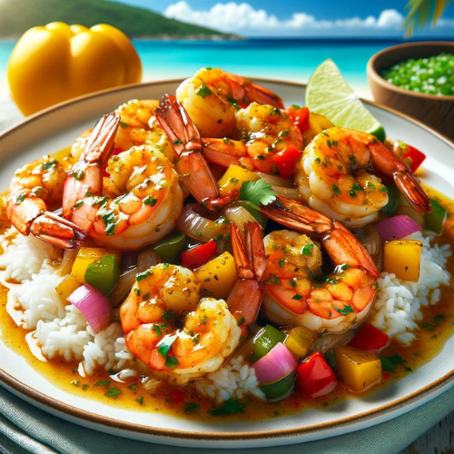 St. Thomas Island-Style Garlic Butter Shrimp