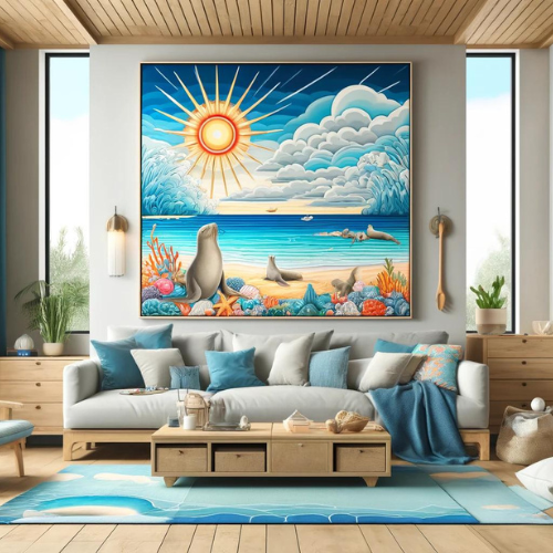 Coastal Decorations, Coastal Living Room