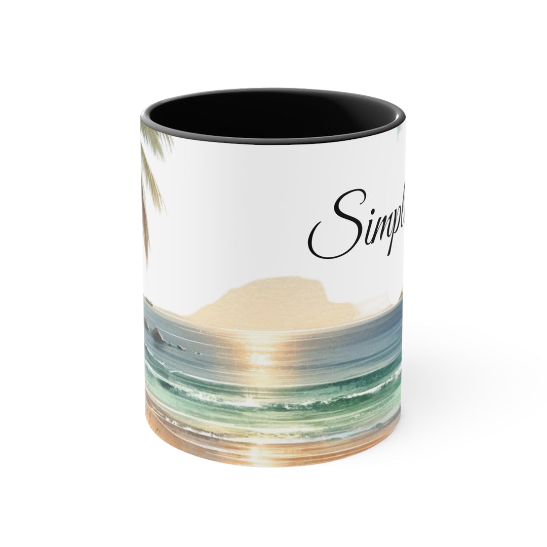 Discover Island Bliss with Our Stylish 11oz Ceramic Mug, Coffee Mug, 11oz