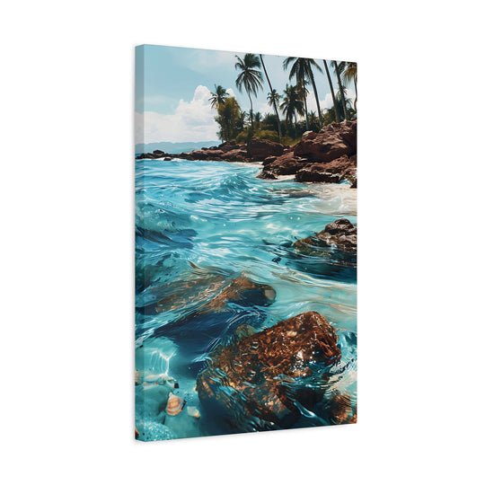 Transform Your Space with Tropical Tranquility Canvas Art Matte Canvas, Stretched, 1.25"