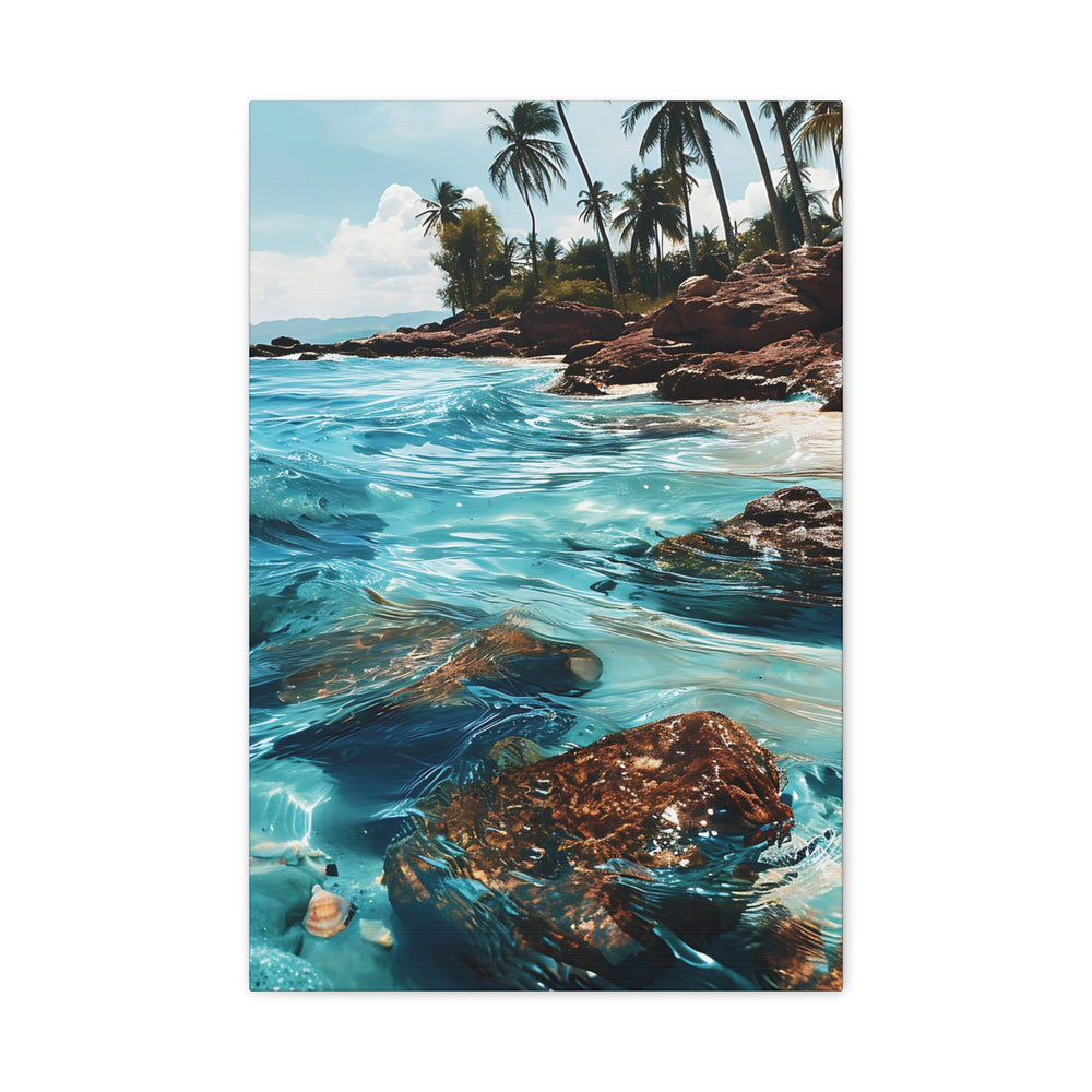 Transform Your Space with Tropical Tranquility Canvas Art Matte Canvas, Stretched, 1.25"