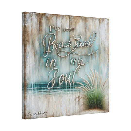 Embrace Coastal Soulfulness with Lucas Islander's Canvas Art  Canvas, Stretched, 0.75"