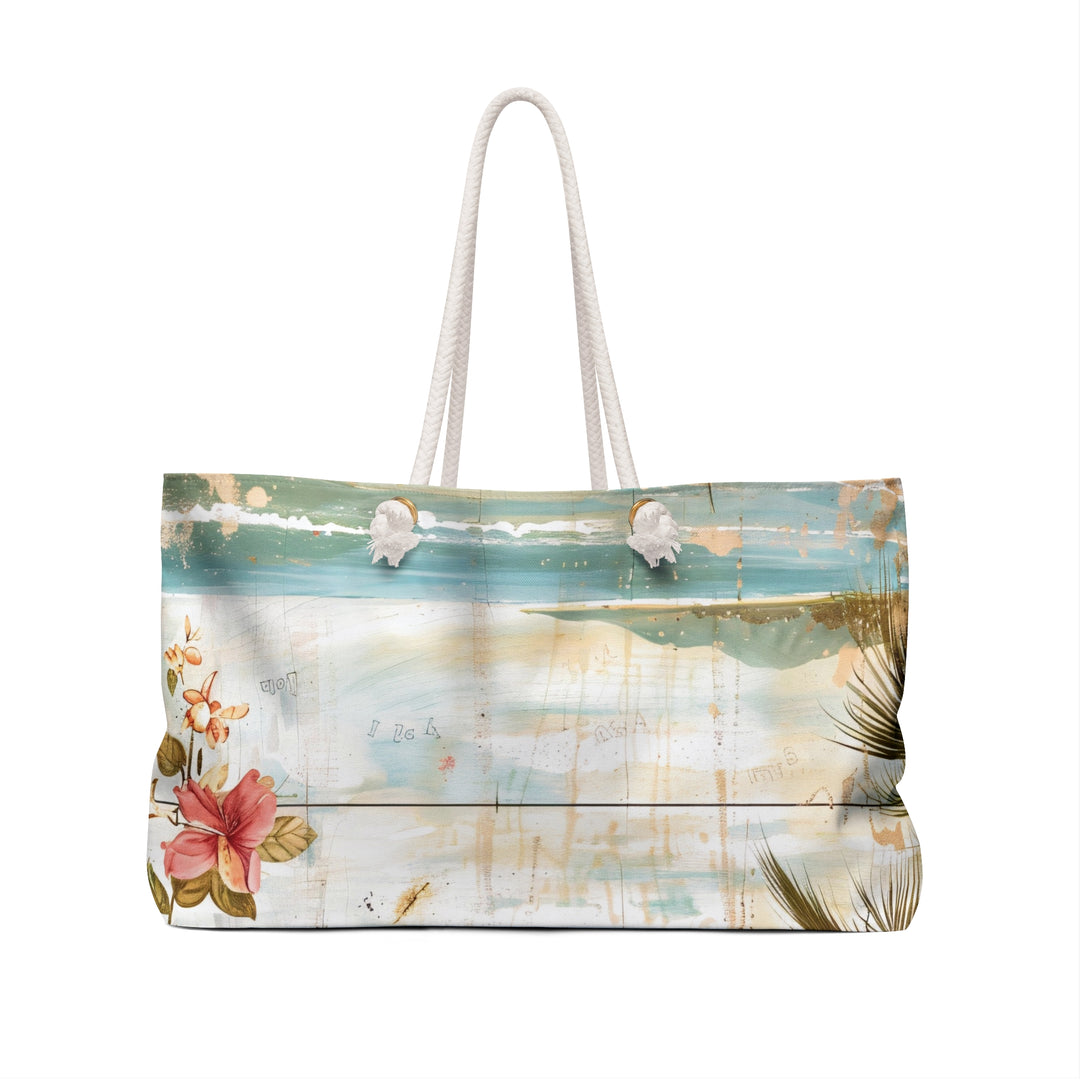 Vintage Tropical Weekender Tote: Your Beach Trip Essential