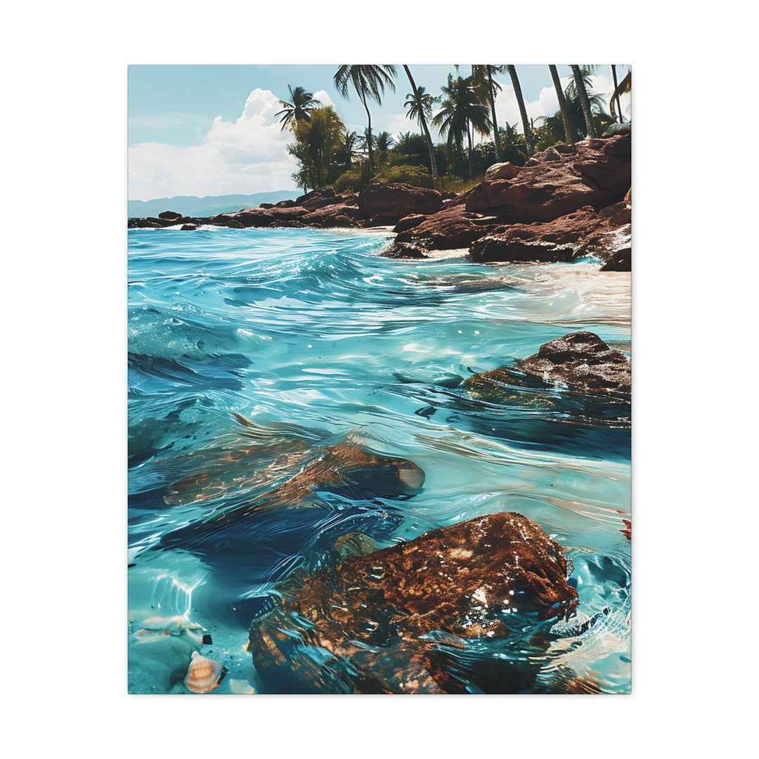 Transform Your Space with Tropical Tranquility Canvas Art Matte Canvas, Stretched, 1.25"