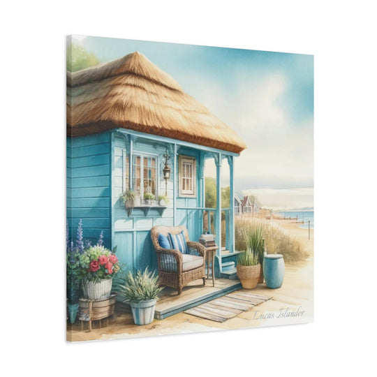 Transform Your Space with Coastal Charm: Settle in the Captivating Beach House Canvas by Lucas Isander Canvas, Stretched, 1.25"