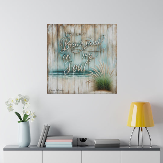 Embrace Coastal Soulfulness with Lucas Islander's Canvas Art  Canvas, Stretched, 0.75"