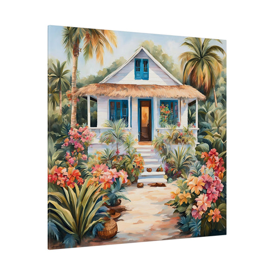 Paradise Porch Canvas Art: Beauty Meets Sustainability Matte Canvas, Stretched, 0.75"