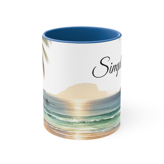 Discover Island Bliss with Our Stylish 11oz Ceramic Mug, Coffee Mug, 11oz