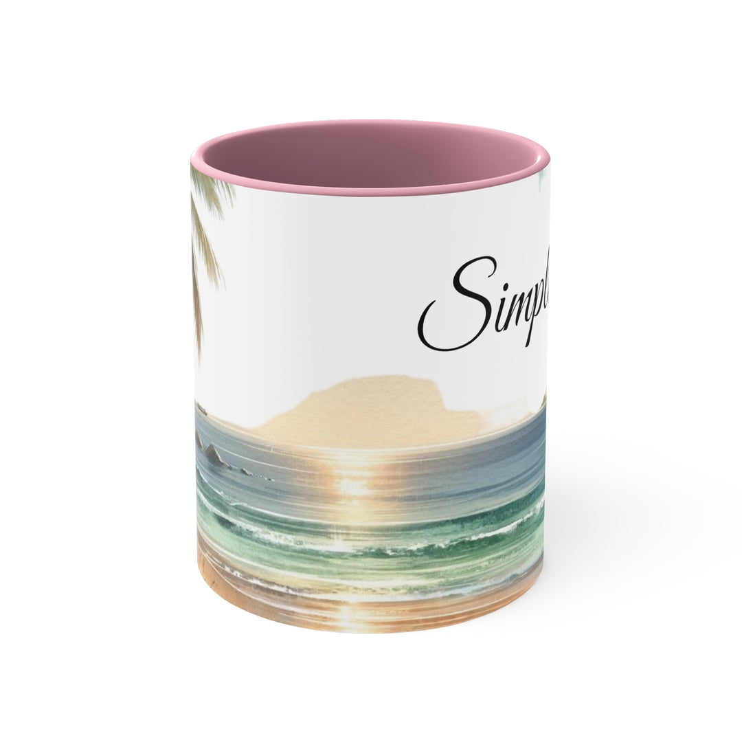 Discover Island Bliss with Our Stylish 11oz Ceramic Mug, Coffee Mug, 11oz