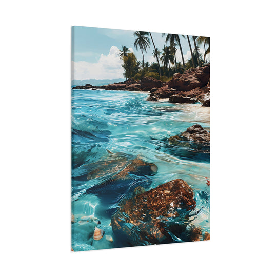 Transform Your Space with Tropical Tranquility Canvas Art Matte Canvas, Stretched, 1.25"