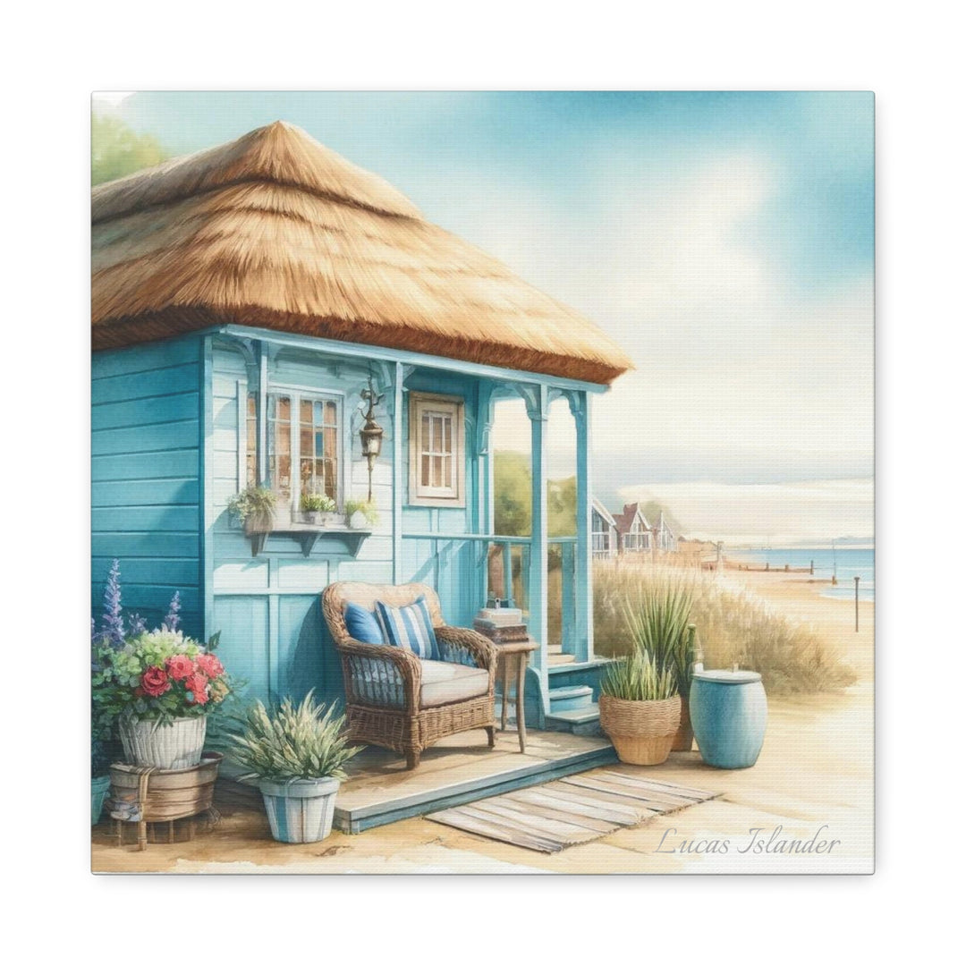 Transform Your Space with Coastal Charm: Settle in the Captivating Beach House Canvas by Lucas Isander Canvas, Stretched, 1.25"