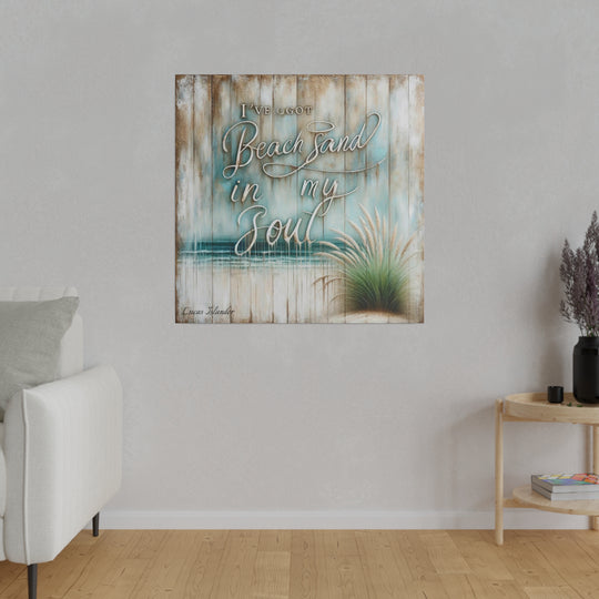 Embrace Coastal Soulfulness with Lucas Islander's Canvas Art  Canvas, Stretched, 0.75"