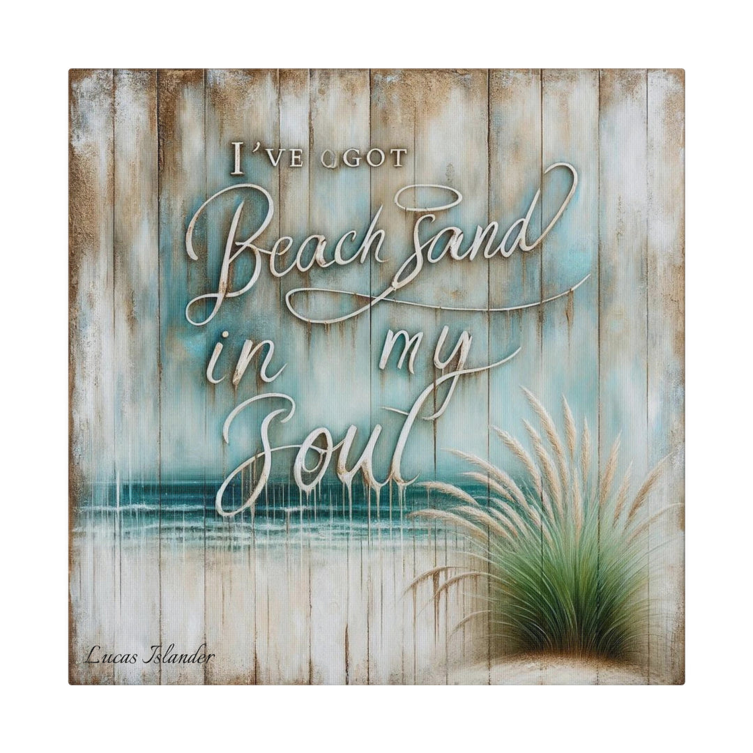 Embrace Coastal Soulfulness with Lucas Islander's Canvas Art  Canvas, Stretched, 0.75"