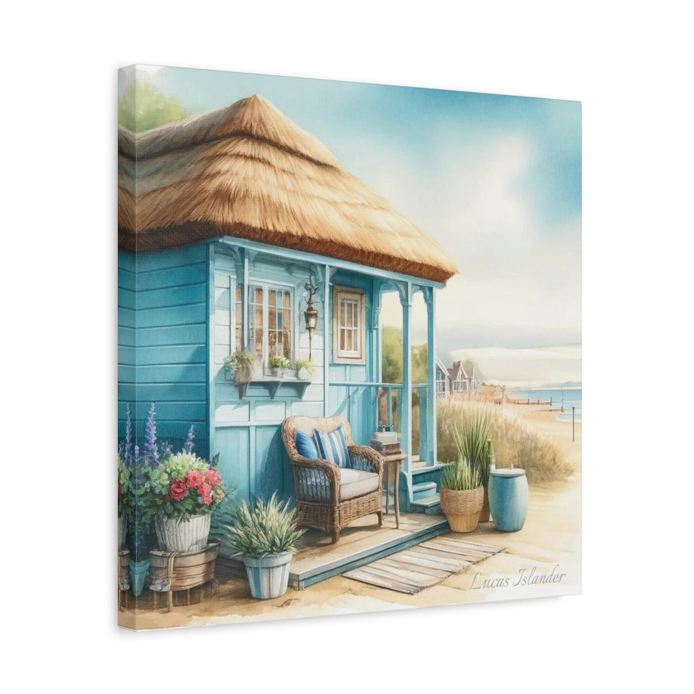 Transform Your Space with Coastal Charm: Settle in the Captivating Beach House Canvas by Lucas Isander Canvas, Stretched, 1.25"