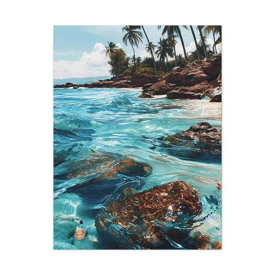 Transform Your Space with Tropical Tranquility Canvas Art Matte Canvas, Stretched, 1.25"