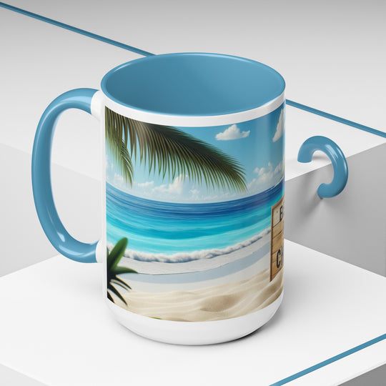 Unwind with the Beach Brew and Chill Ceramic Mug