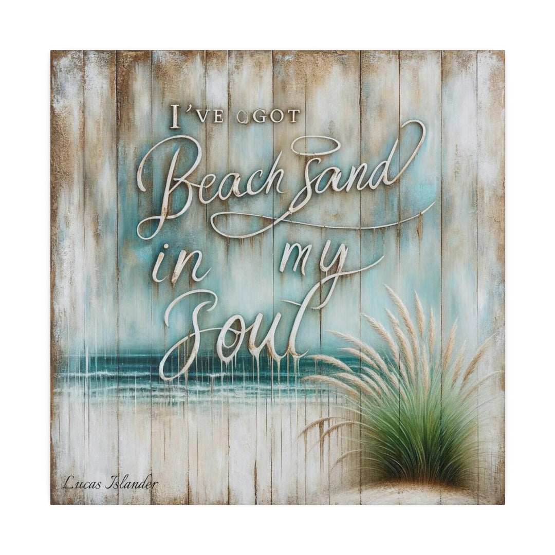 Embrace Coastal Soulfulness with Lucas Islander's Canvas Art  Canvas, Stretched, 0.75"