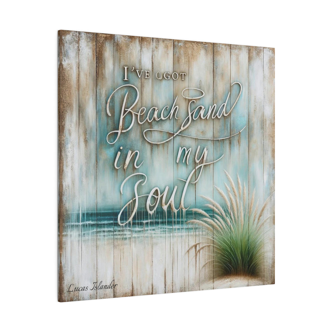 Embrace Coastal Soulfulness with Lucas Islander's Canvas Art  Canvas, Stretched, 0.75"