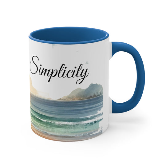 Discover Island Bliss with Our Stylish 11oz Ceramic Mug, Coffee Mug, 11oz