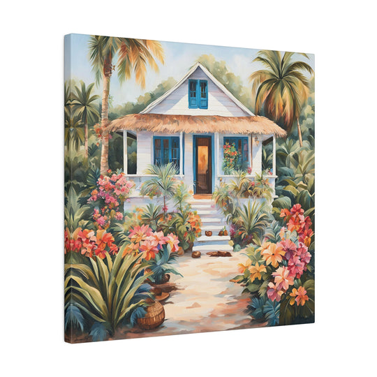 Paradise Porch Canvas Art: Beauty Meets Sustainability Matte Canvas, Stretched, 0.75"