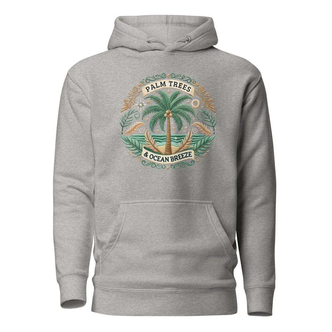 Stay Cozy in the Palm Trees, Ocean Breeze Hoodie – A Streetwear Essential