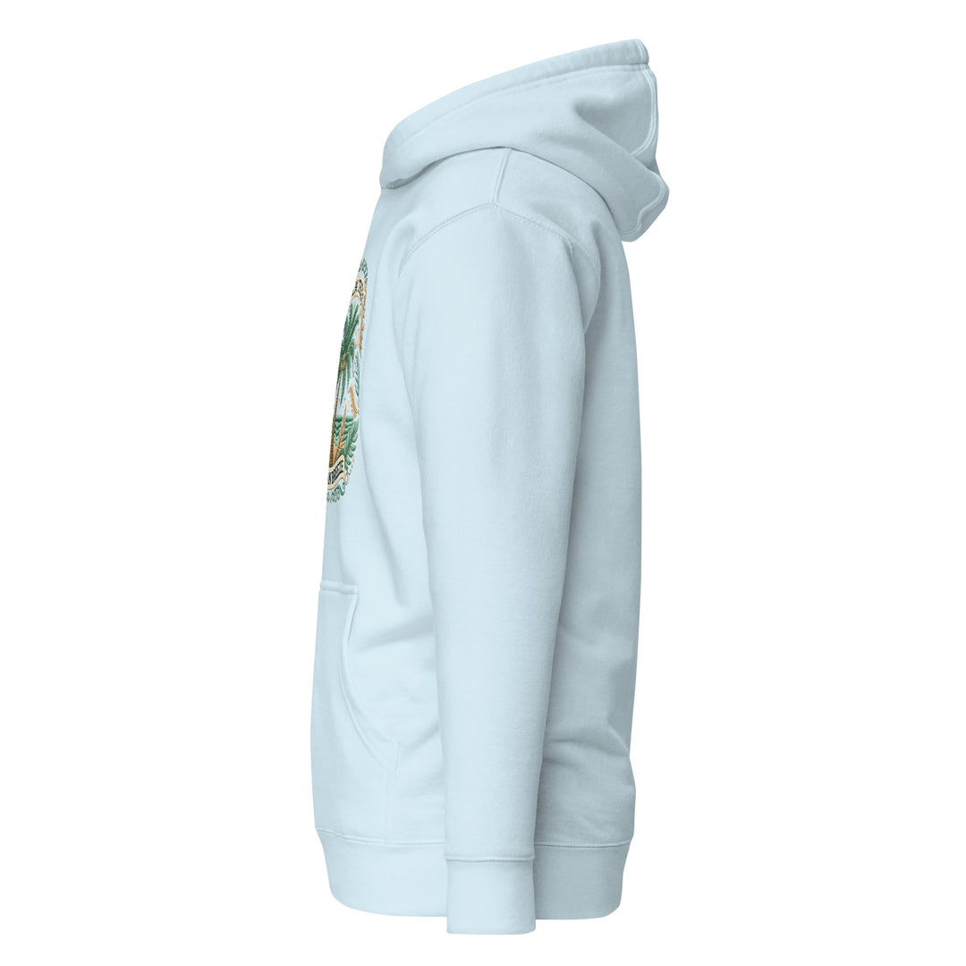 Stay Cozy in the Palm Trees, Ocean Breeze Hoodie – A Streetwear Essential