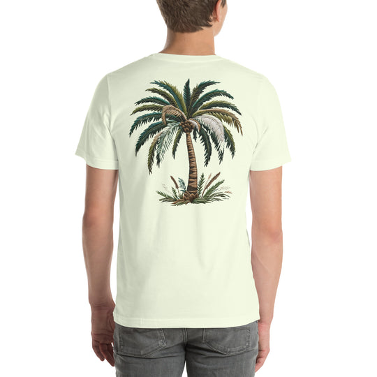 Embrace Tropical Bliss with Lucas Islander's Palm T-Shirt